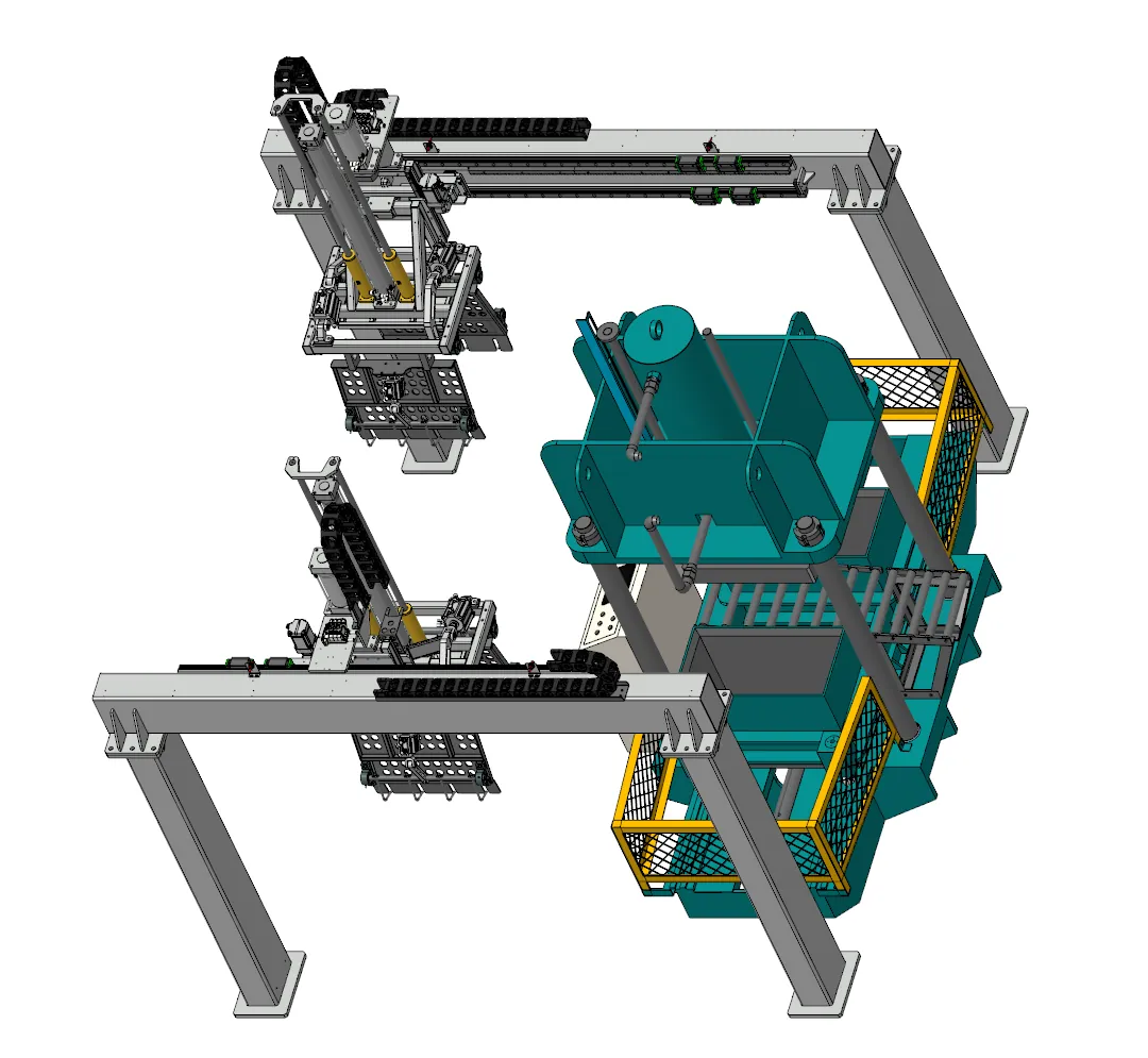 自动投料双箱打包机 Automatic Feeding Dual-Chamber Baling Press